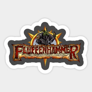 Fluffenhammer Logo Sticker